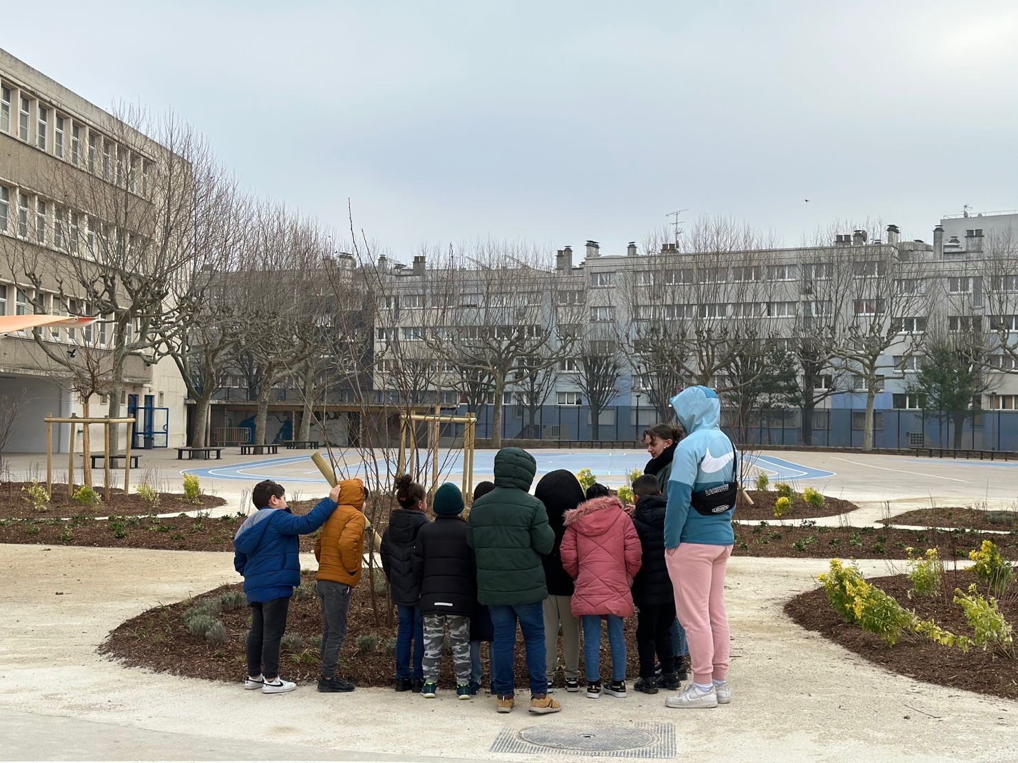 Animation de plusieurs ateliers dans une école d’Aubervilliers